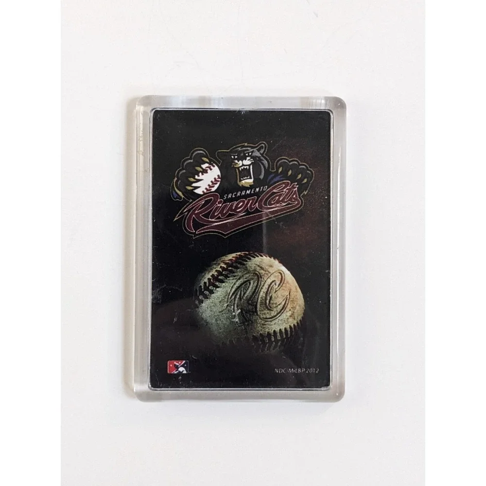 Sacramento River Cats Magnet 2012 MiLB Baseball Plastic Fridge Magnet California